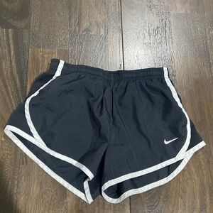 Nike Kids Black and White Shorts